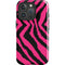 Retro Zebra iPhone 16 Pro Max Impact Case